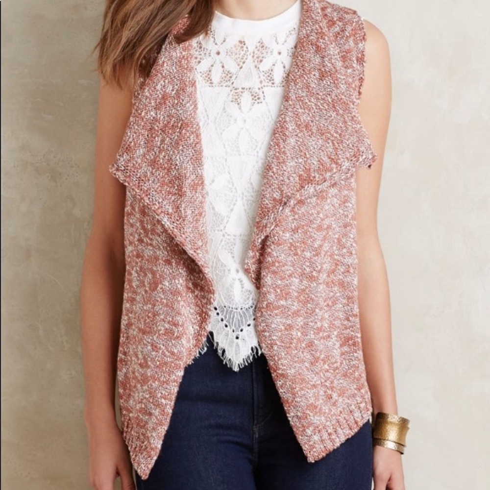 NWOT Anthropologie Shawled Avie Vest